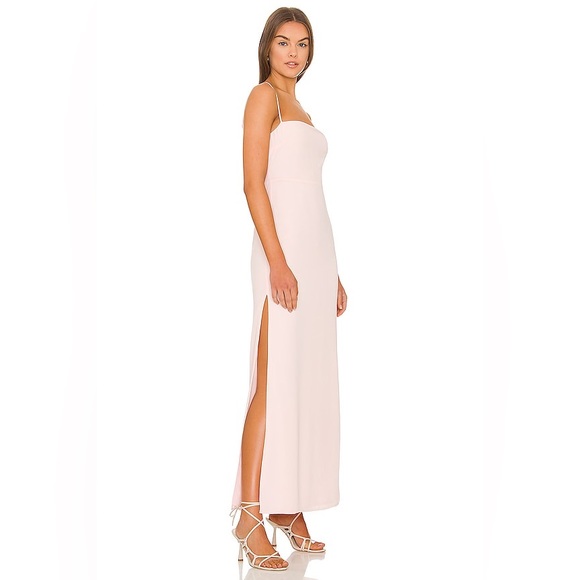 NWT Superdown X Revolve Addison Maxi Dress in Blush Pink - XS - Picture 2 of 13